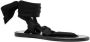 Saint Laurent tie-strap flat sandals Black - Thumbnail 2
