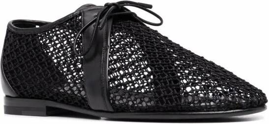 Saint Laurent Timothee mesh shoes Black