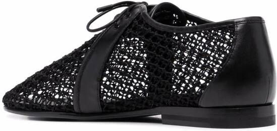 Saint Laurent Timothee mesh shoes Black