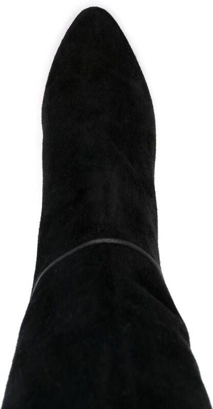 Saint Laurent Tracy 90mm knee-high boots Black