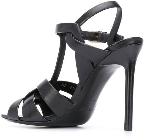 Saint Laurent Tribute 110mm sandals Black