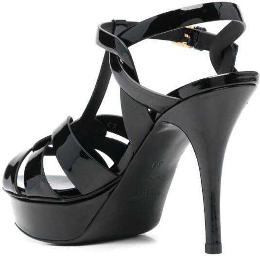 Saint Laurent Tribute 115mm sandals Black