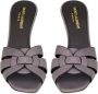 Saint Laurent Tribute 85mm leather sandals Purple - Thumbnail 3