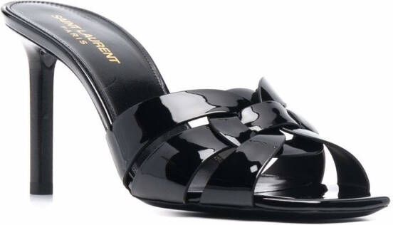 Saint Laurent Tribute 85mm sandals Black