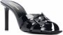 Saint Laurent Tribute 85mm sandals Black - Thumbnail 2