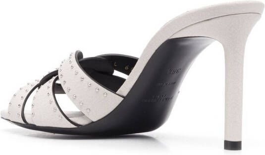 Saint Laurent Tribute 85mm sandals White