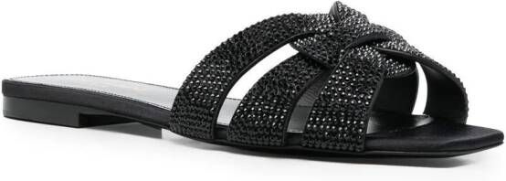 Saint Laurent Tribute flat sandals Black