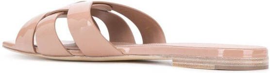 Saint Laurent Tribute flat sandals Pink