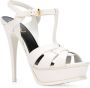 Saint Laurent Tribute high-heeled sandals White - Thumbnail 2