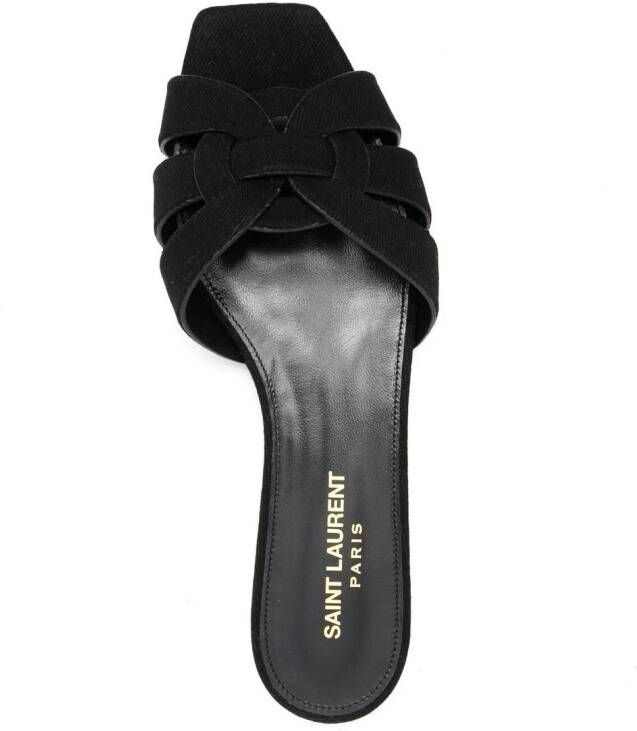 Saint Laurent Tribute open-toe sandals Black