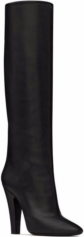 Saint Laurent Tube knee-length boots Black