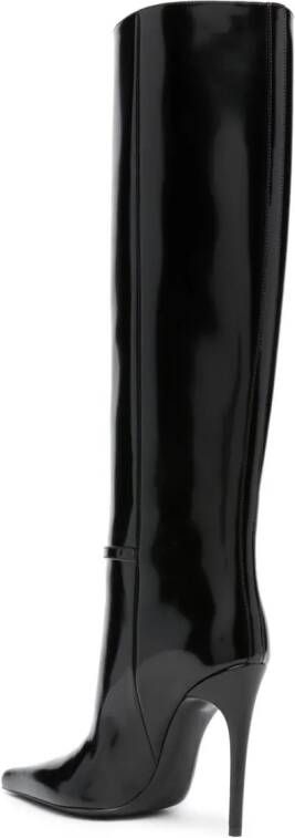 Saint Laurent Vendome 110mm buckled boots Black