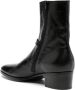 Saint Laurent Vlad smooth leather ankle boots Black - Thumbnail 3