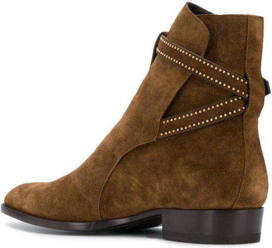 Saint Laurent Wyatt boots Brown