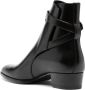 Saint Laurent Wyatt leather ankle boots Brown - Thumbnail 3
