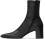 Saint Laurent XIV 70mm leather ankle boots Black - Thumbnail 3