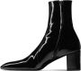 Saint Laurent XIV 70mm leather ankle boots Black - Thumbnail 3