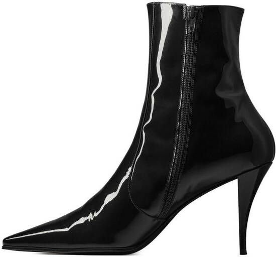 Saint Laurent Ziggy 90mm heel boots Black
