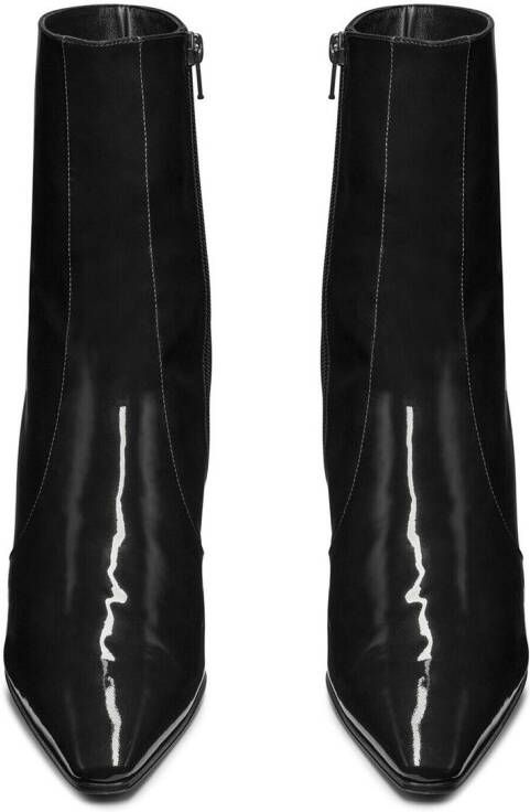 Saint Laurent Ziggy 90mm heel boots Black