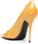 Saint Laurent Zoe 110mm leather pumps Yellow - Thumbnail 3