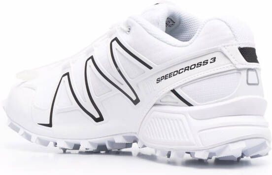 Salomon logo-print lace-up sneakers White