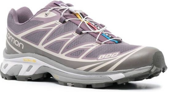 Salomon XT-6 panelled sneakers Grey