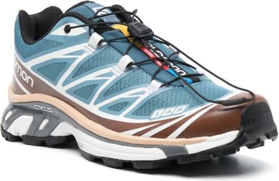 Salomon XT-6 Aegean lace-up sneakers Blue