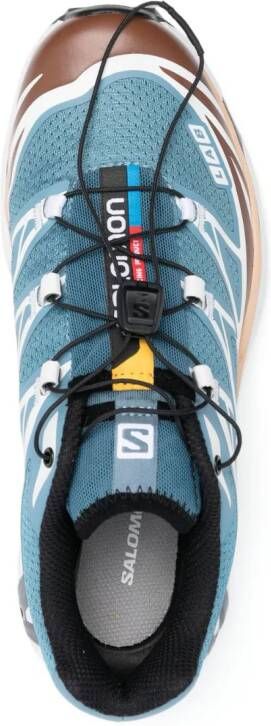 Salomon XT-6 Aegean lace-up sneakers Blue