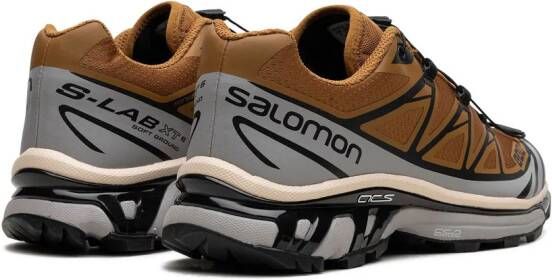 Salomon XT-6 low-top sneakers Brown