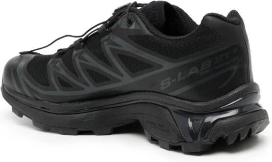 Salomon XT-6 panelled sneakers Black