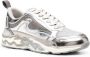 SANDRO flame-detail panelled sneakers Silver - Thumbnail 2