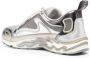 SANDRO flame-detail panelled sneakers Silver - Thumbnail 3