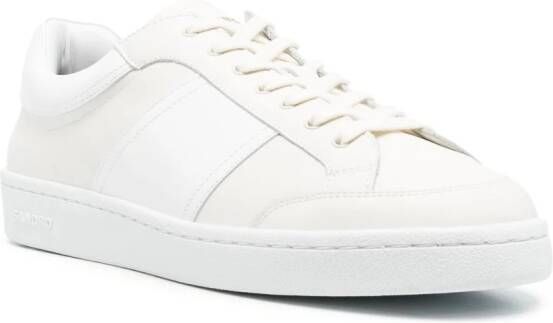 SANDRO H23 Retro leather low-top sneakers White
