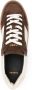 SANDRO mesh-detailed leather sneakers Brown - Thumbnail 4