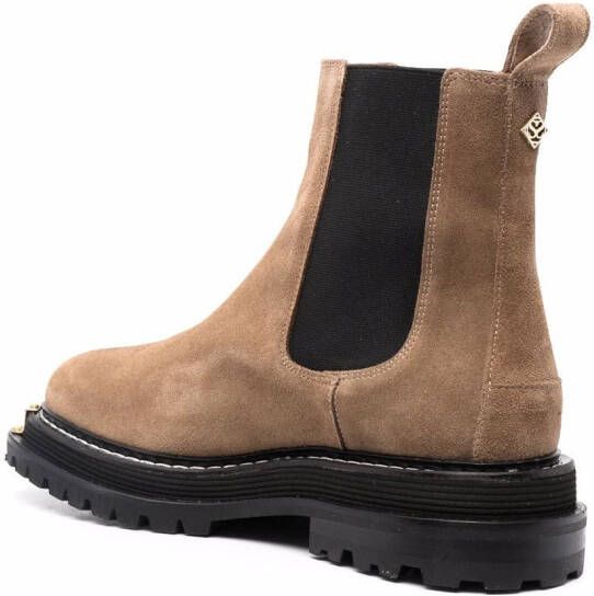 SANDRO Noha Chelsea boots Brown