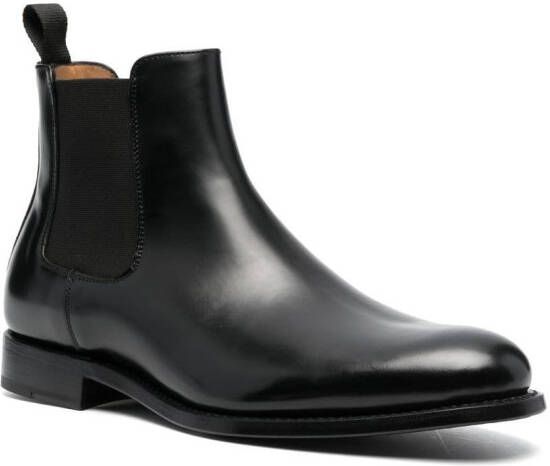 SANDRO round-toe ankle boots Black