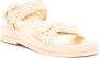 SANDRO woven-raffia touch-strap sandals Neutrals - Thumbnail 2