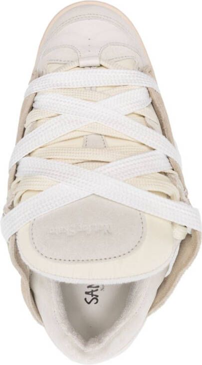 SANTHA Model 1 panelled sneakers Neutrals