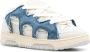 SANTHA panelled padded leather sneakers Blue - Thumbnail 2
