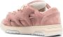 SANTHA panelled padded leather sneakers Pink - Thumbnail 3