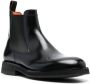 Santoni 35mm polished leather Chelsea boots Black - Thumbnail 2