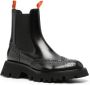 Santoni 45mm leather Chelsea boots Black - Thumbnail 2