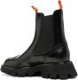 Santoni 45mm leather Chelsea boots Black - Thumbnail 3