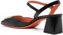Santoni 50mm closed-toe leather sandals Black - Thumbnail 3