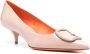Santoni 50mm pointed-toe patent leather pumps Pink - Thumbnail 2