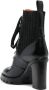 Santoni 75mm lace-up leather ankle boots Black - Thumbnail 3