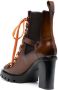 Santoni 95mm leather buckled boots Brown - Thumbnail 3