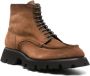 Santoni Alfie suede chunky-sole boots Brown - Thumbnail 2