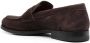 Santoni almond-toe leather loafers Brown - Thumbnail 3