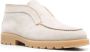 Santoni almond-toe leather loafers Neutrals - Thumbnail 2